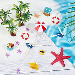 22 шт. 12 стиля мини-украшения из смолы DJEW-OC0001-55