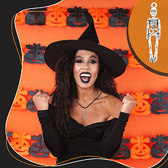 60 шт. подвески из сплава в тибетском стиле для Хэллоуина TIBEP-UN0001-17