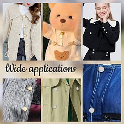 48 шт. 6 стильные пуговицы из сплава DIY-CA0004-59