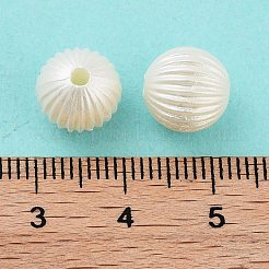 Бусина из АБС-пластика с имитацией жемчуга&nbsp;MACR-K350-10A