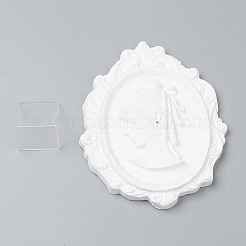 Kunstharz-Ohrring-Schmuck-Cameo-Ausstellungsständer&nbsp;LS-EDIS-H035-02