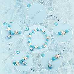 Набор для изготовления браслета из драгоценных камней своими руками DIY-SC0019-95