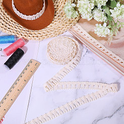 Хлопковые плетеные кружевные ленты OCOR-FG0002-70B