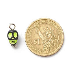 Pendentifs en acrylique tête de mort&nbsp;PALLOY-JF01757-01