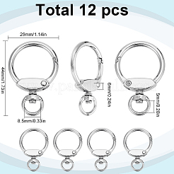 12 шт. поворотная застежка из сплава&nbsp;FIND-SC0010-10P