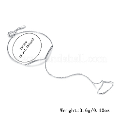 Браслеты-кольца из стерлингового серебра S925 с микропаве из прозрачных кубических цирконий для женщин HZ2918-1