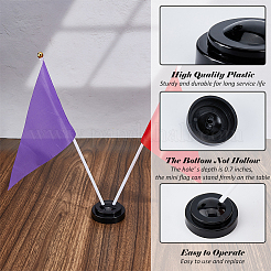 Plastikständer für Tischflaggen&nbsp;ODIS-WH0038-164