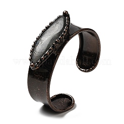 Браслеты-манжеты из натурального лабрадорита&nbsp;BJEW-G679-01R