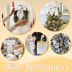 Тиснение золотом односторонняя бархатная лента OCOR-WH0082-360A