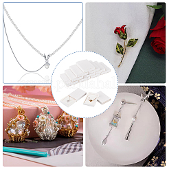 Прямоугольные складные картонные ящики для бумаги CON-WH0094-15A