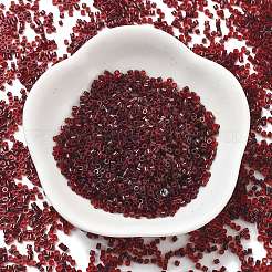 Стеклянные бусины прозрачных цветов SEED-H003-01A