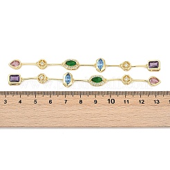 Латунные микро проложить кубического циркония большие кулоны&nbsp;KK-U058-55G