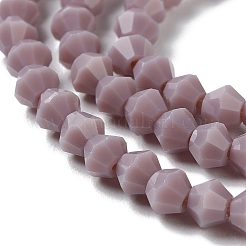 Opake einfarbige Nachahmung Jade Glasperlen Stränge&nbsp;LS-EGLA-A039-P4mm-D13