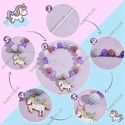 Наборы для изготовления браслетов «Юникон» своими руками DIY-SC0018-81