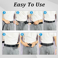 Passant de ceinture intérieur en nylon&nbsp;AJEW-WH0470-30B