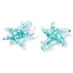 Colgantes artesanales de lampwork&nbsp;LAMP-C015-02C