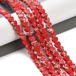 Окрашенные синтетические нити из имперской яшмы G-M403-A36-02