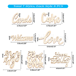 Кабошоны из натурального дерева WOOD-NB0001-58