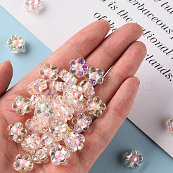 Прозрачные акриловые бусины&nbsp;TACR-S152-06B-SS2112