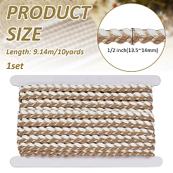 10 ярд полиэстеровой ленты AJEW-FG0005-08B