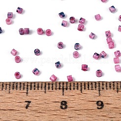 Цилиндрические стеклянные бусины Пикассо&nbsp;GLAA-T028-12A-01