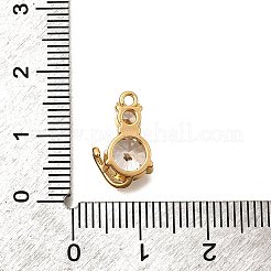 Латунные микро проложить кубического циркония подвески&nbsp;KK-B152-20G