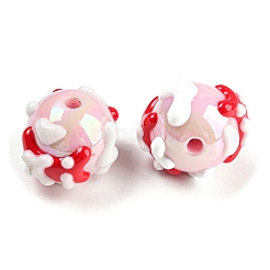 Ручная роспись акрилом с эмалевыми бусинами MACR-K354-16