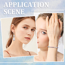 800шт 2 стиля экологически чистые прозрачные акриловые бусины&nbsp;TACR-SP0001-01B