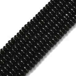 Натуральные ледяные обсидиановые бусинки G-L635-A11-4x2mm-02