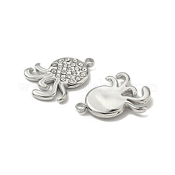 Подвески из нержавеющей стали 304 со стразами STAS-V015-06P