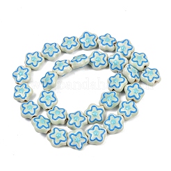 Cuentas de esmalte de porcelana hechas a mano&nbsp;PORC-G016-06B