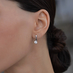 925 квадратные серьги-кольца из стерлингового серебра TK0296