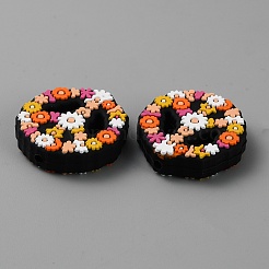 Фокальные бусины из пищевого силикона&nbsp;SIL-WH0001-66A