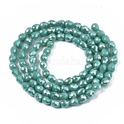 Opache perle di vetro fili&nbsp;X-EGLA-T008-16F