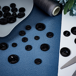 120 шт. 6 стиля 2-дырочные смоляные пуговицы&nbsp;FIND-DR0001-45B