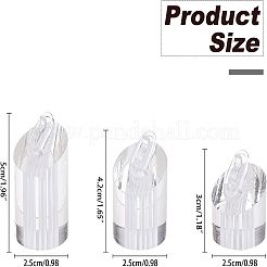 Наборы держатели ювелирные изделия кольца перста органическое стекло кольцо демонстр RDIS-FG0001-05