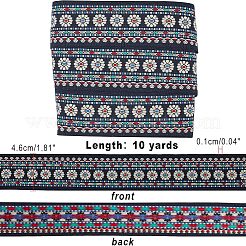 10 ярд полиэфирные ленты с вышивкой в этническом стиле OCOR-FH0001-12
