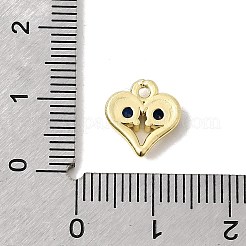 Ottone micro spianare pendenti zirconi&nbsp;KK-L258-11G-01