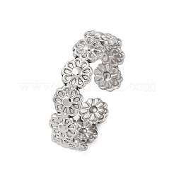 Кольцо-манжета из нержавеющей стали 304 для женщин&nbsp;RJEW-Z083-01P