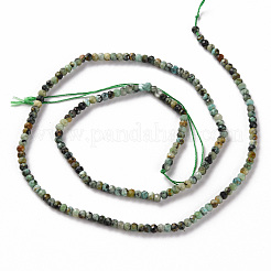 Бусы натуральная африканская бирюза (яшма) G-S362-099
