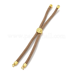 Fabrication de bracelets en cordons de nylon adaptés aux breloques de connecteur&nbsp;AJEW-P116-01G-14