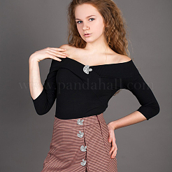 24 шт. 3 стильных нерегулярных пуговицы в форме цветка с 1 отверстиями из цинкового сплава на ножке BUTT-HY0001-01P