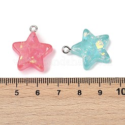 Прозрачные смоляные подвески RESI-Q020-04A