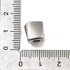 Европейские бусины из нержавеющей стали 304 STAS-M100-12AS