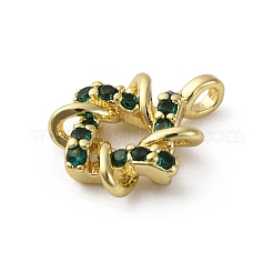 Латунные микро проложить кубического циркония подвески&nbsp;KK-Q070-01F-G