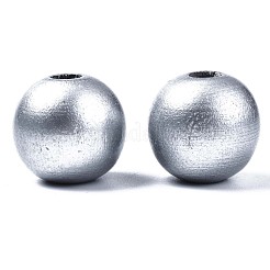 Крашеные натуральные деревянные бусины WOOD-T027-23B-03-LF