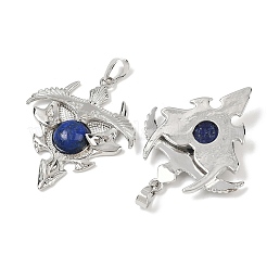 Natürliche Lapislazuli Dreieck Anhänger&nbsp;G-G293-01P-24