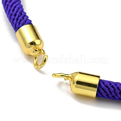 Fabrication de bracelets en cordons de nylon adaptés aux breloques de connecteur&nbsp;AJEW-P116-02G-02