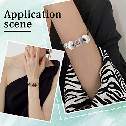 20 Stück geflochtenes PU-Lederband zum Basteln von Armbändern&nbsp;MAK-SC0001-30B