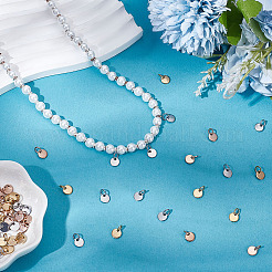 60 шт. 3-х цветные подвески из нержавеющей стали 304&nbsp;STAS-ME0001-97